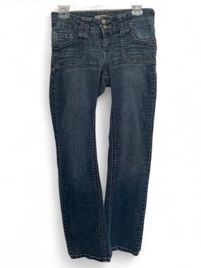 Y2K No Boundaries Low Rise Sequin Embroidered Pockets Jeans